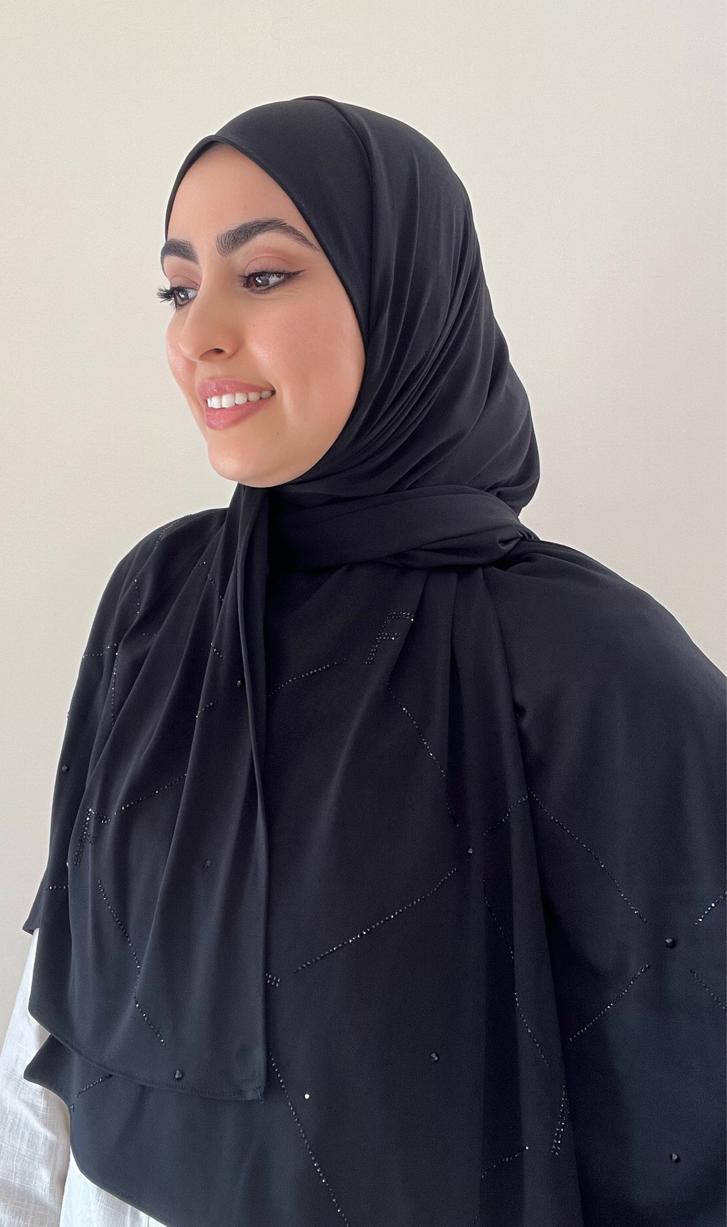 Hijab premium F noir