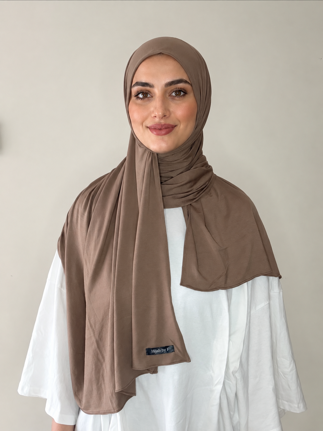 Hijab a enfiler en bambou mocha