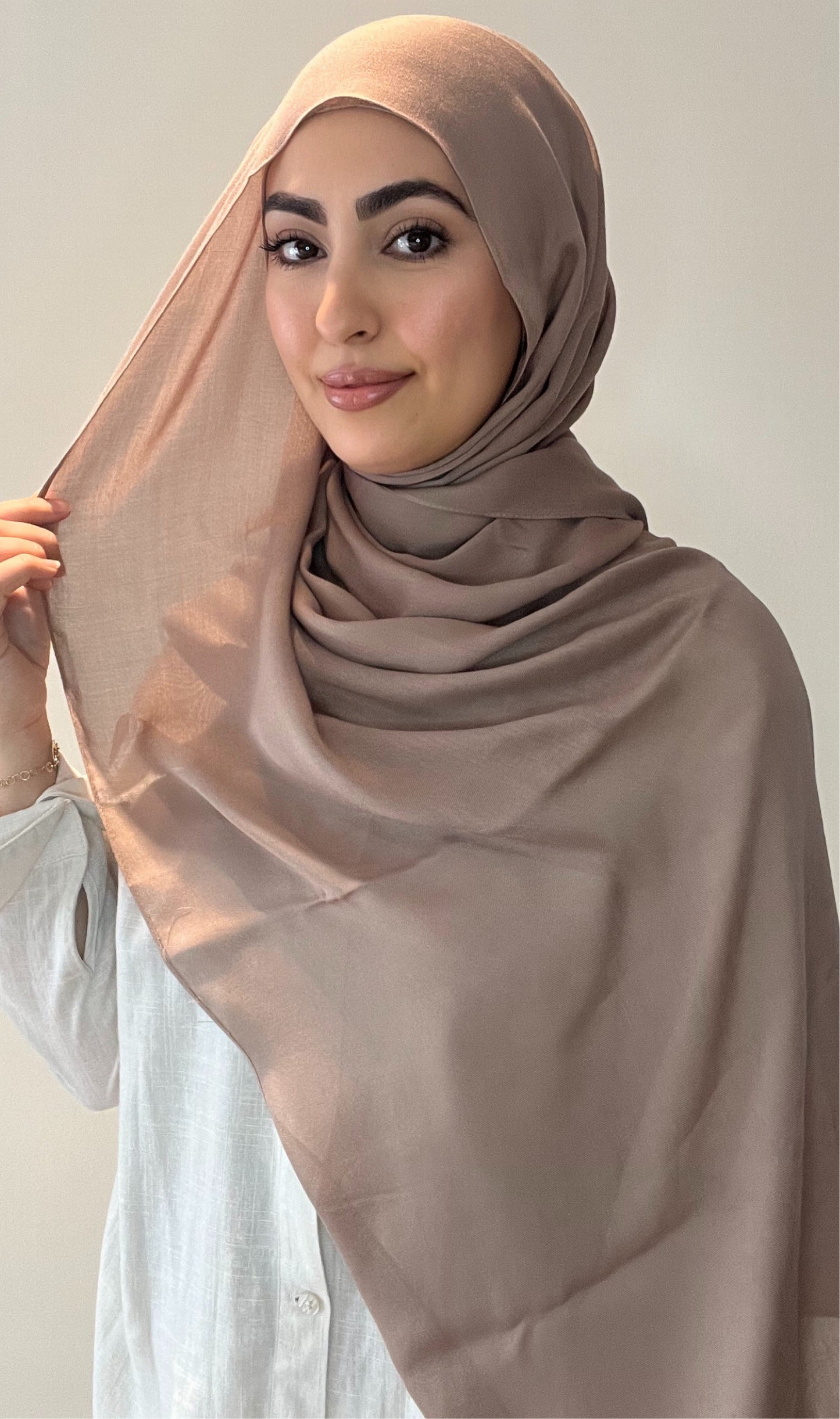 Hijab modal taupe