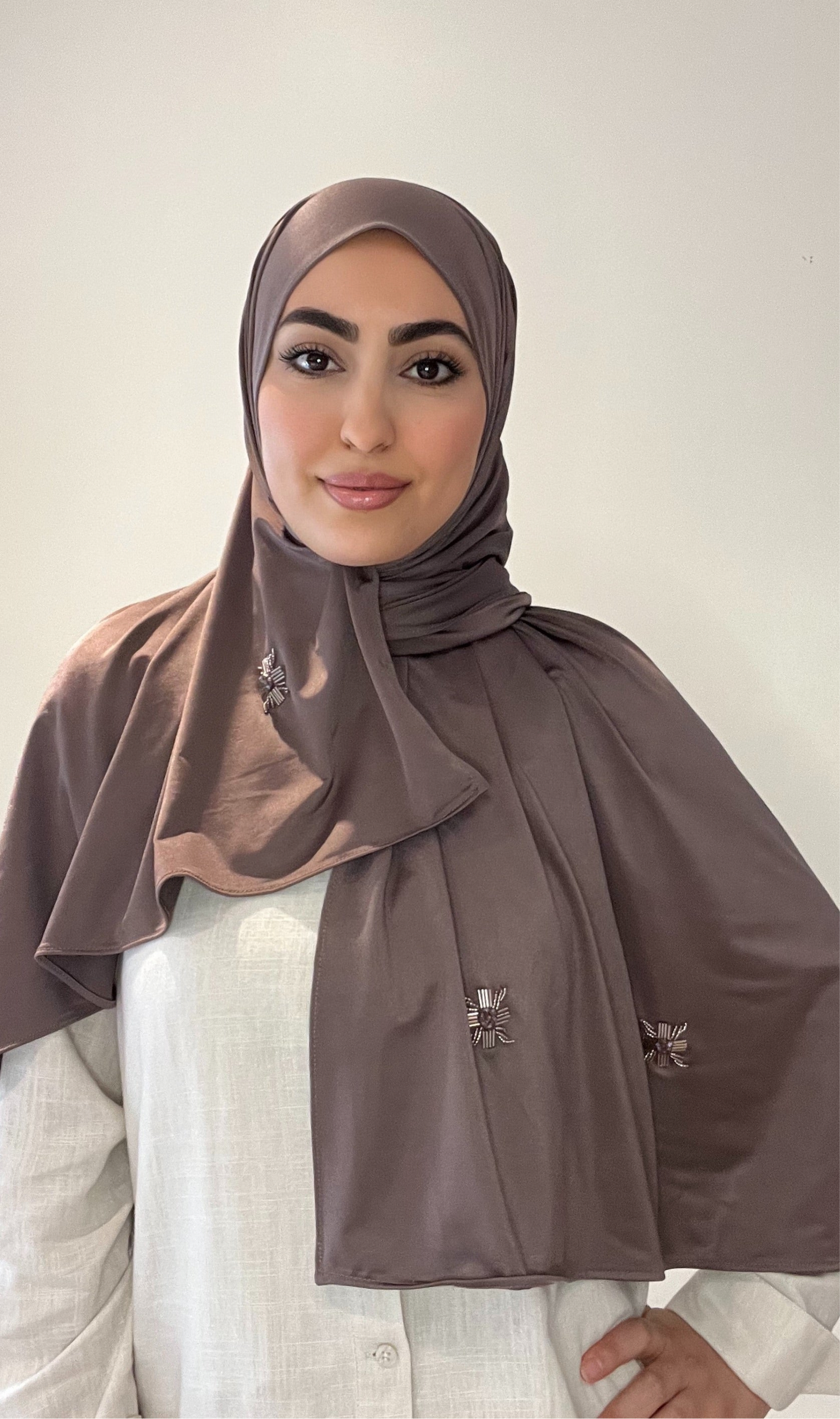 Hijab princess mauve orchidée