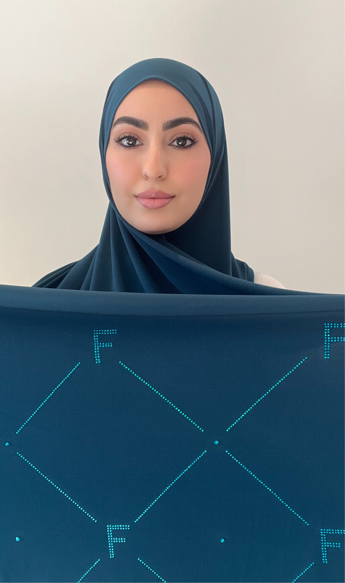 Hijab premium F bleu capri Hijab by f