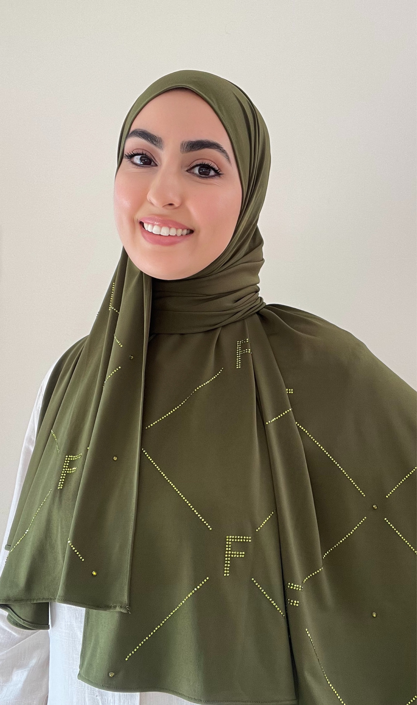 Hijab premium F kaki