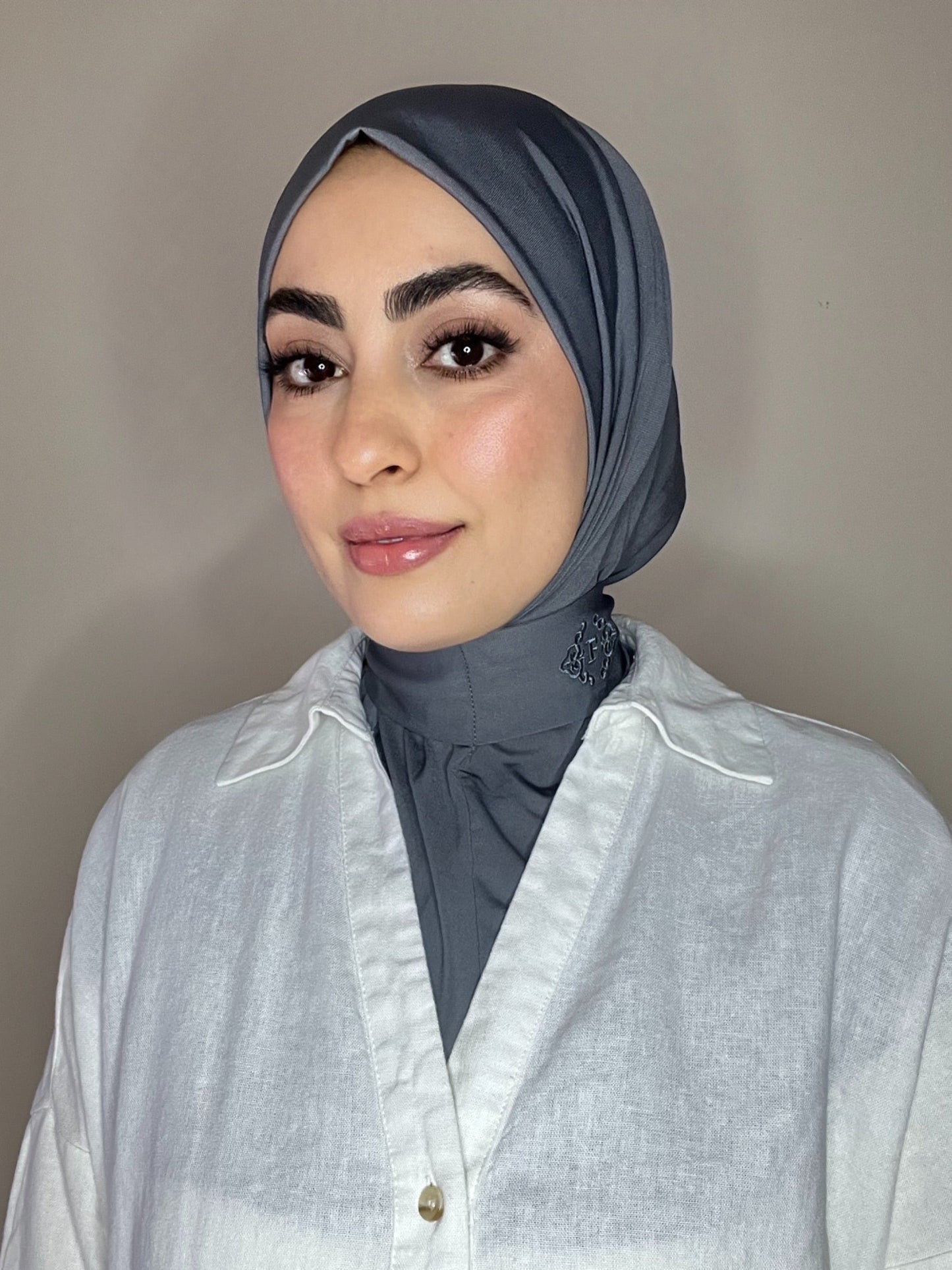 Cagoule en jersey premium gris