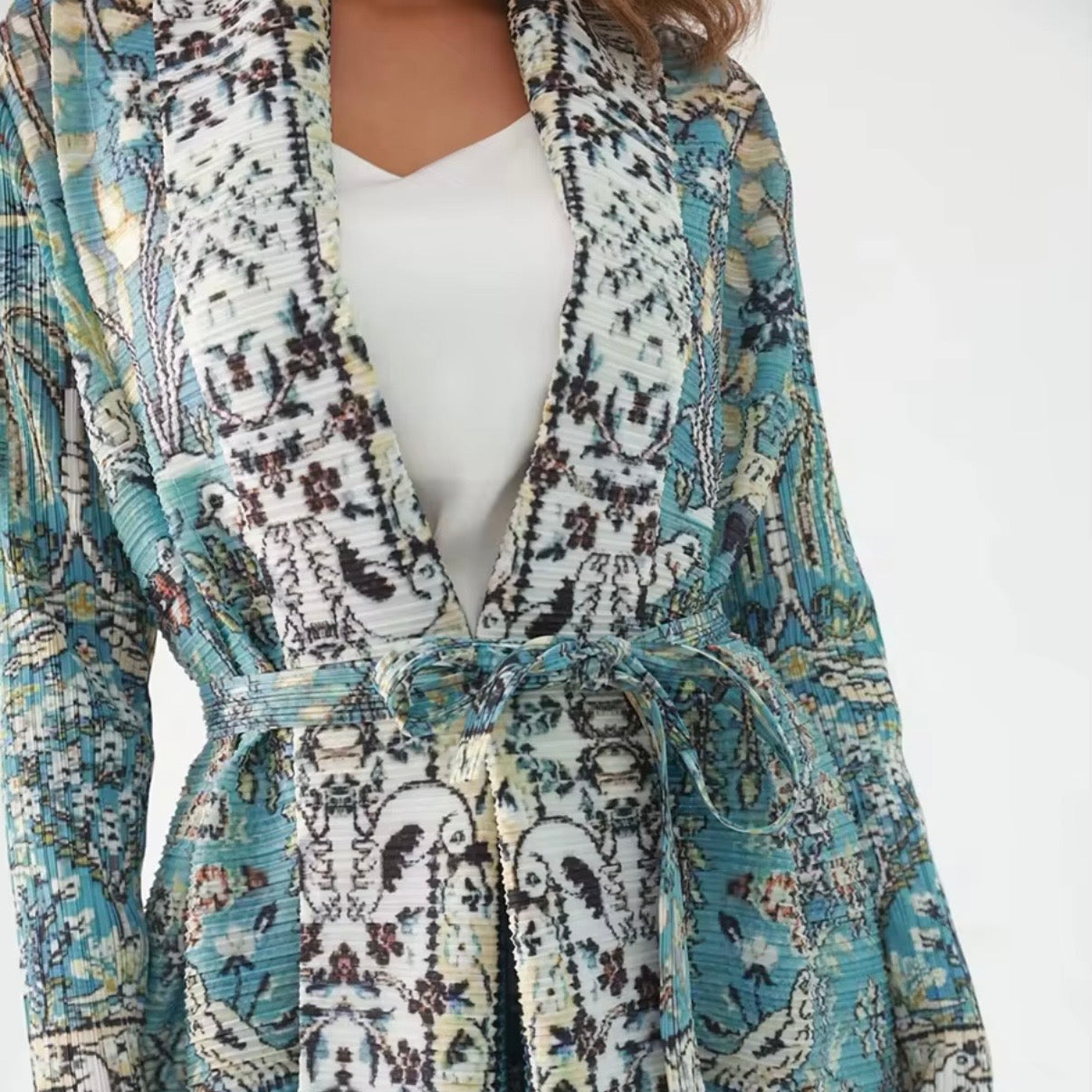 Kimono abaya accordéon 🦚