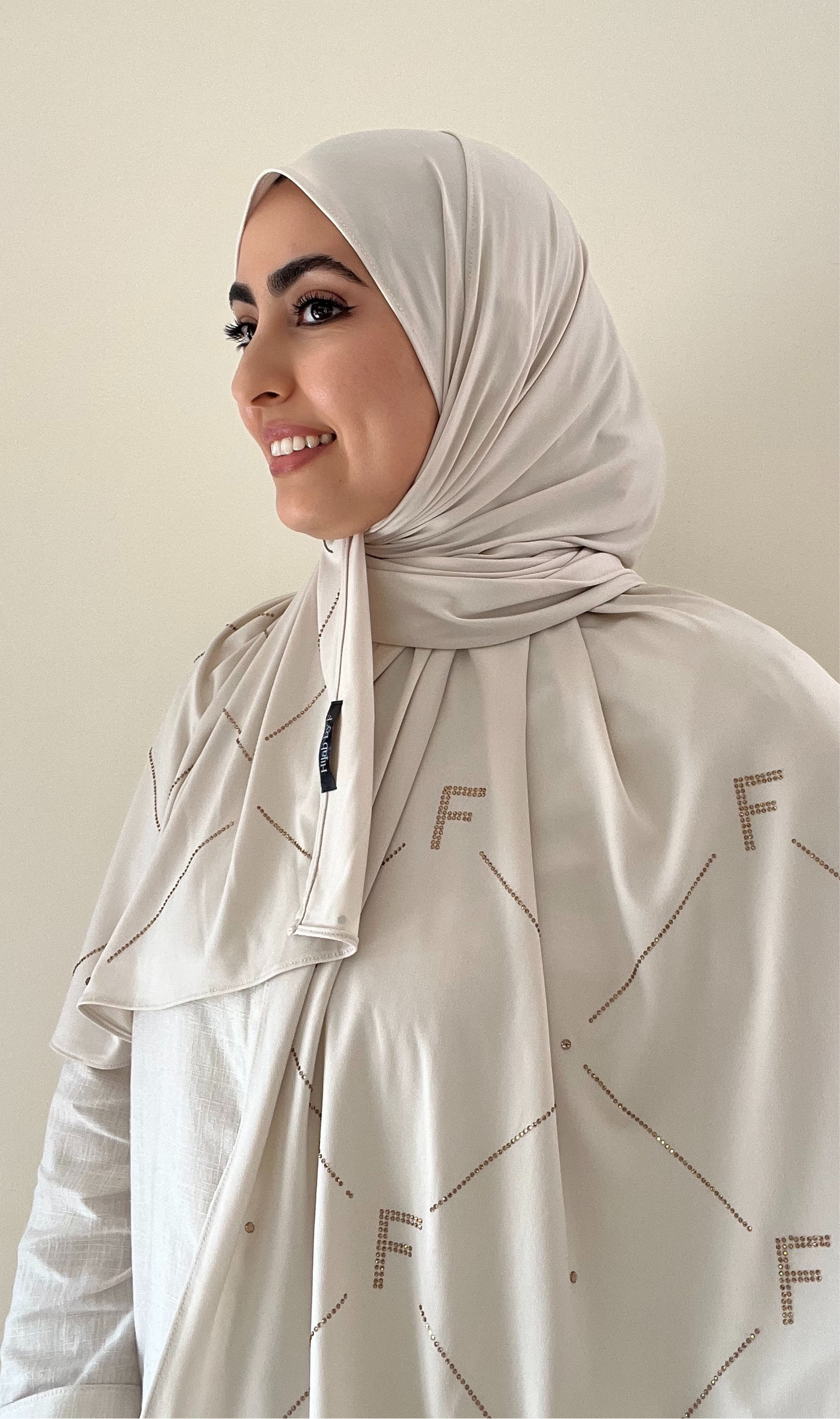 Hijab premium F crème