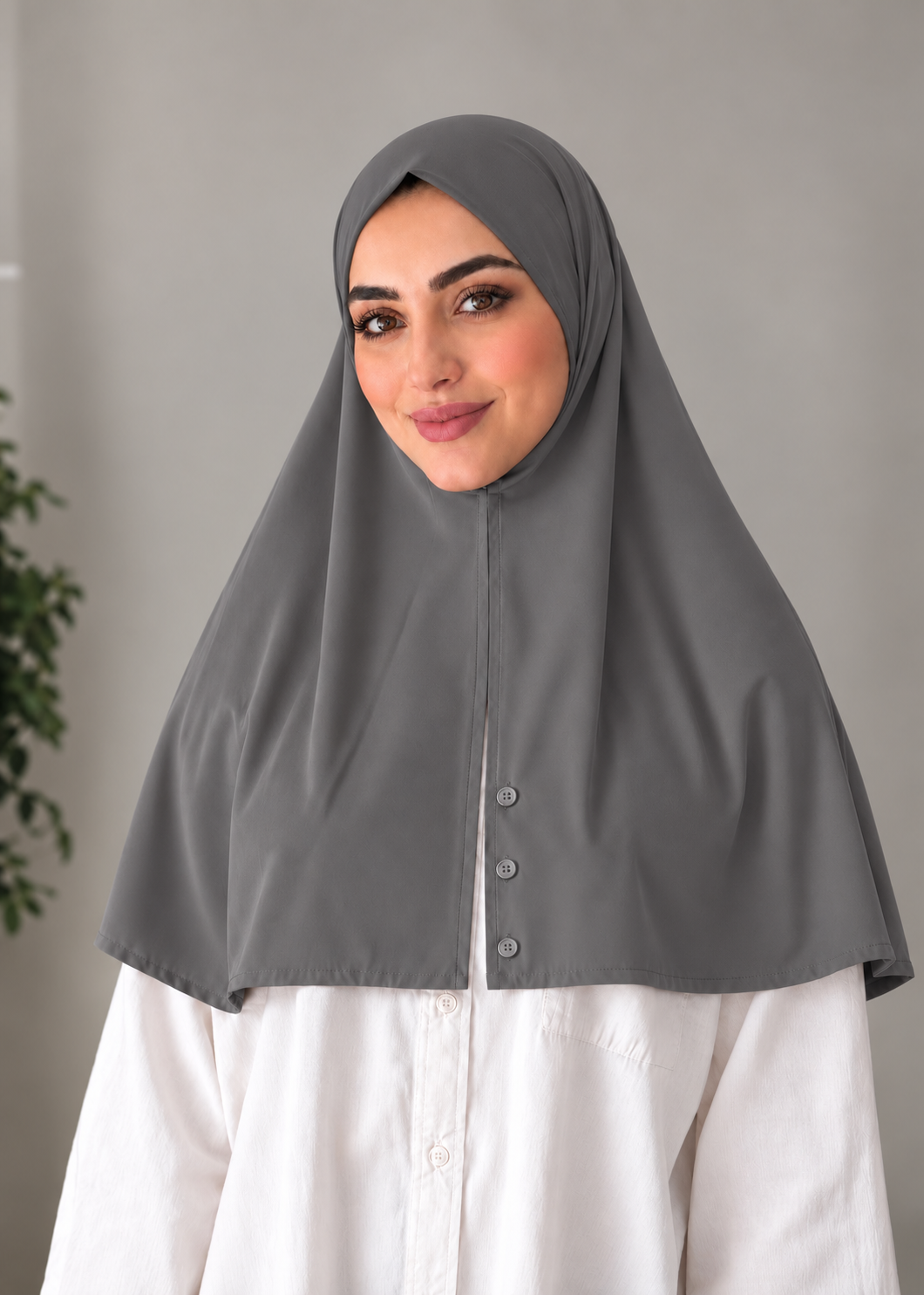 Hijab instant gris