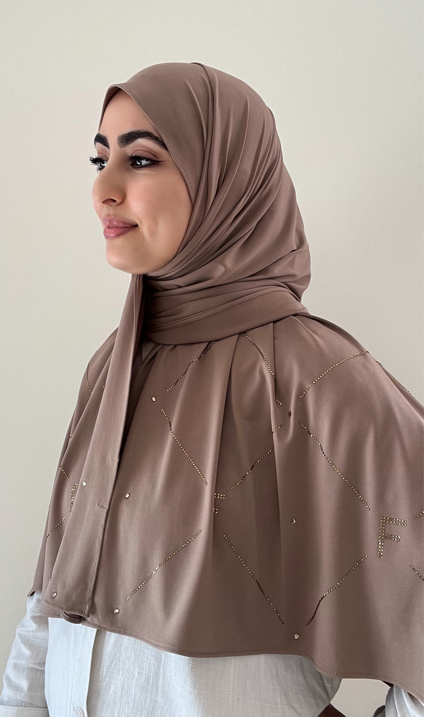Hijab premium F mocha