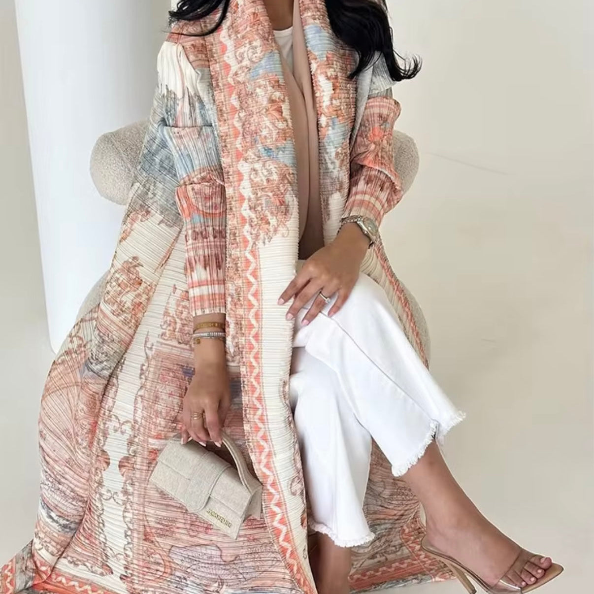 Kimono abaya accordéon 🦩