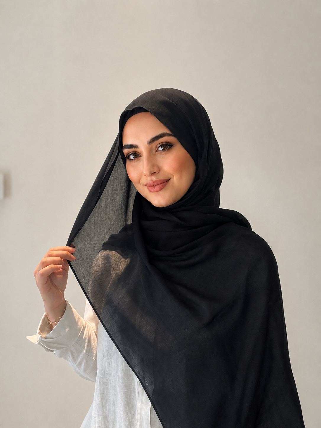 Hijab modal noir