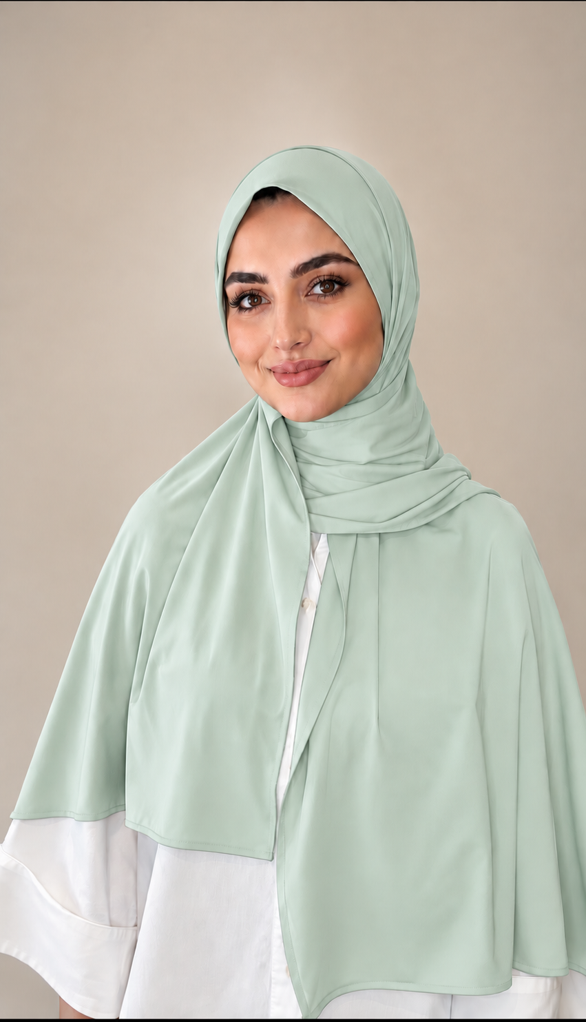 Hijab liquid jersey menthe