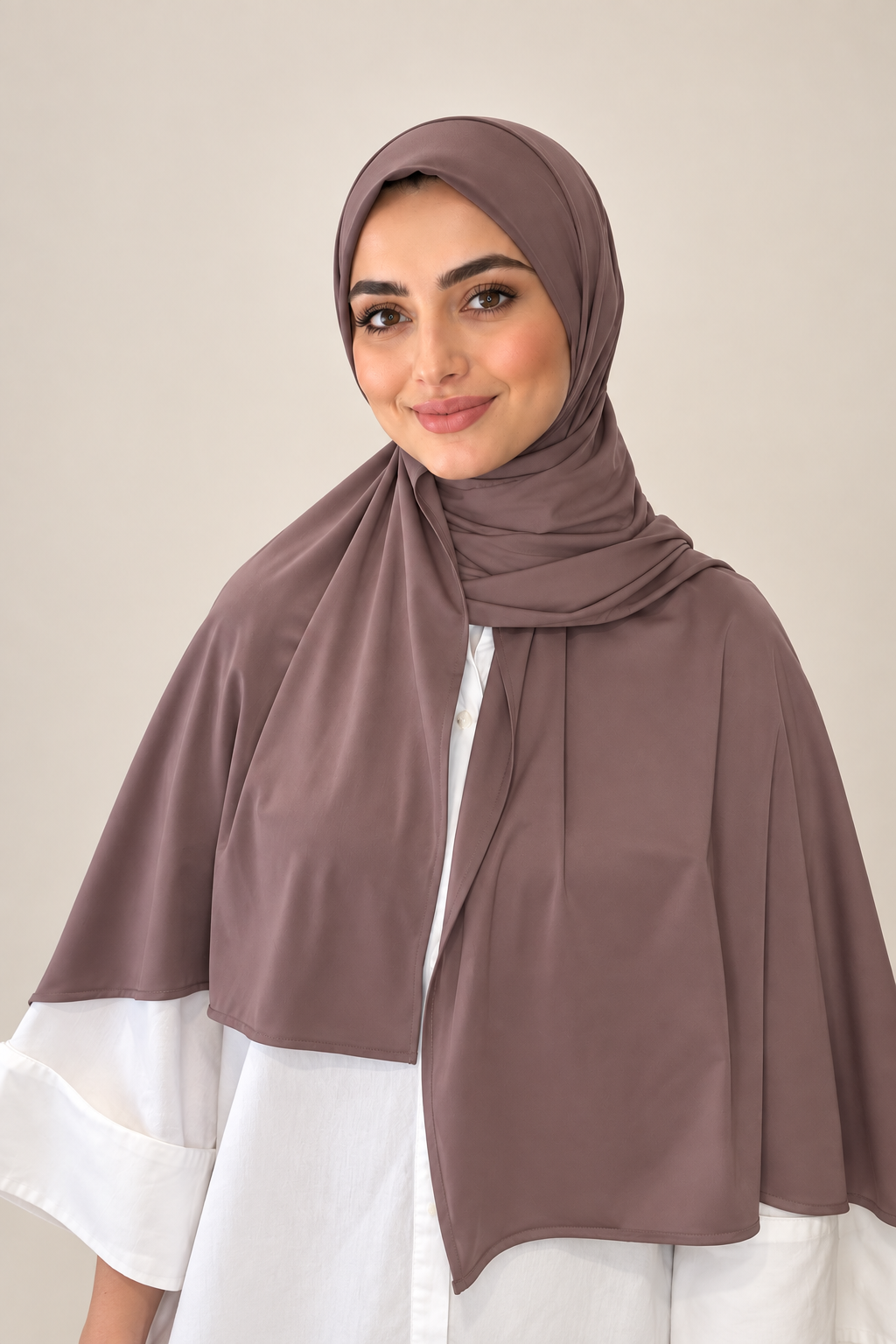 Hijab liquid jersey violet