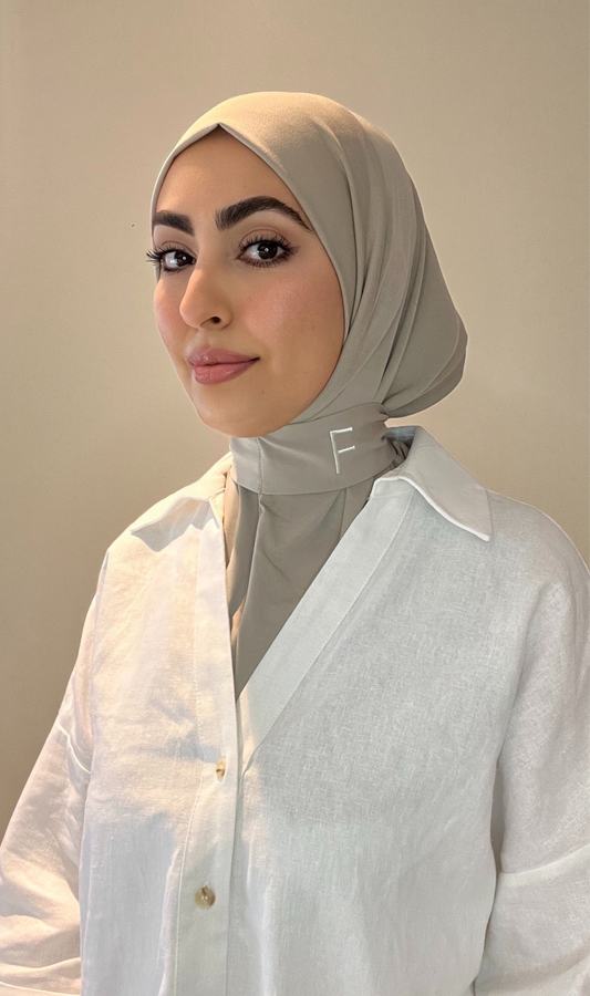 Hijab instant beige sable