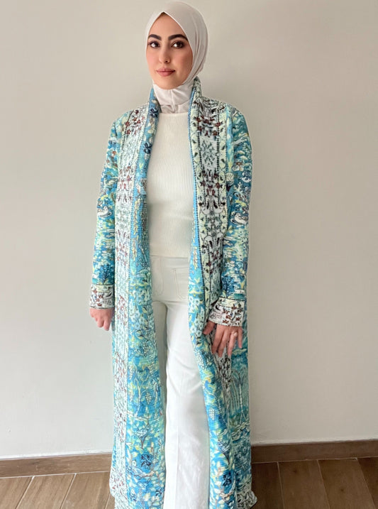 Kimono abaya  accordéon 🦚