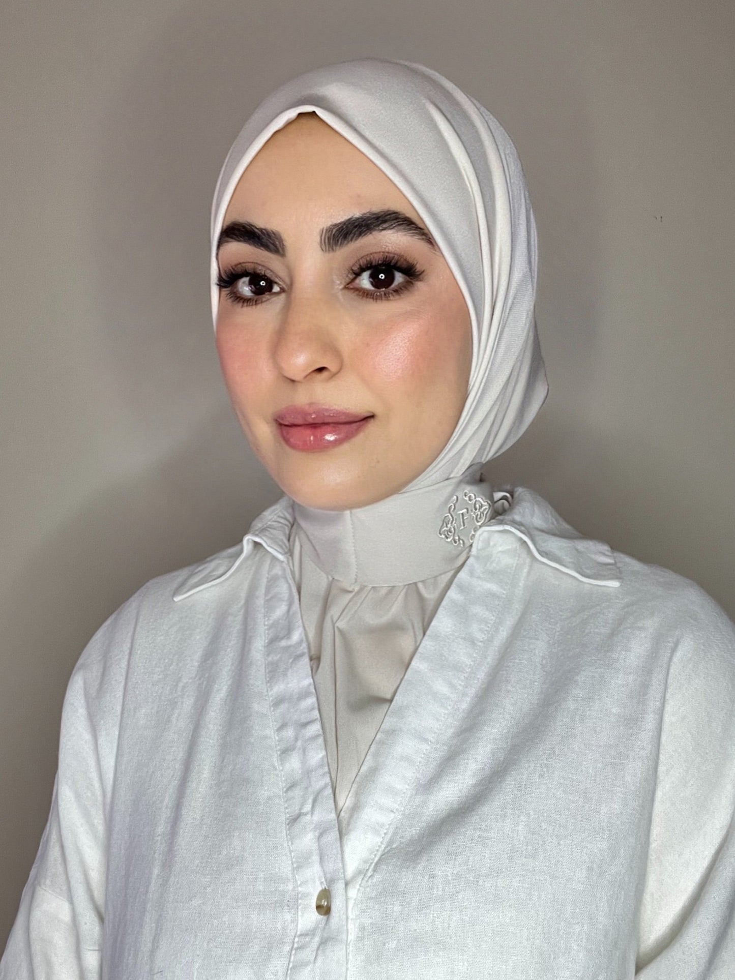 Cagoule en jersey premium crème