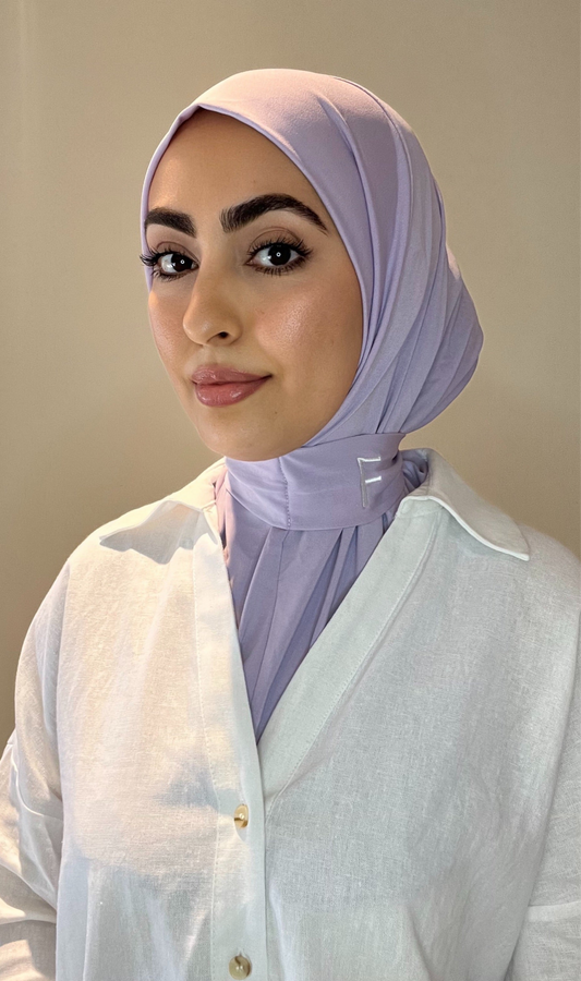 Hijab instant lilac