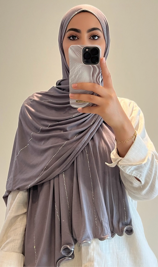 Hijab shiny gros - hijab by f 