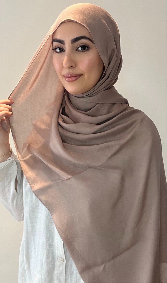 Hijab modal taupe