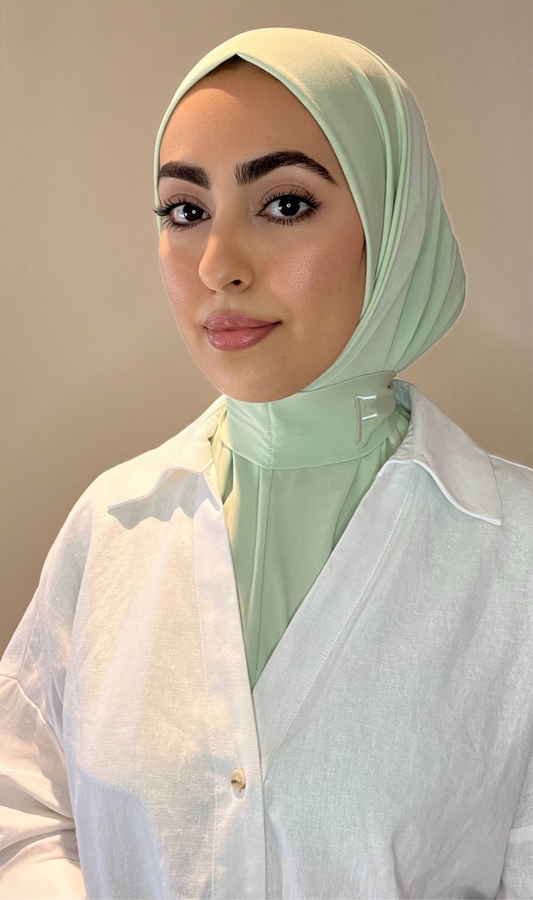 Hijab instant vert menthe