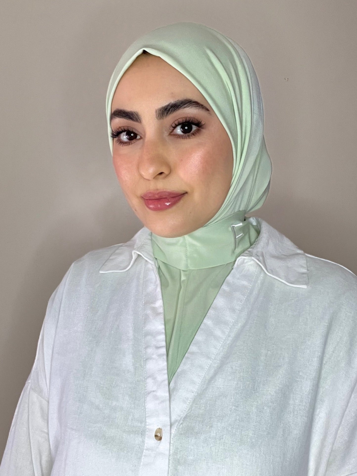 Cagoule en jersey premium vert menthe