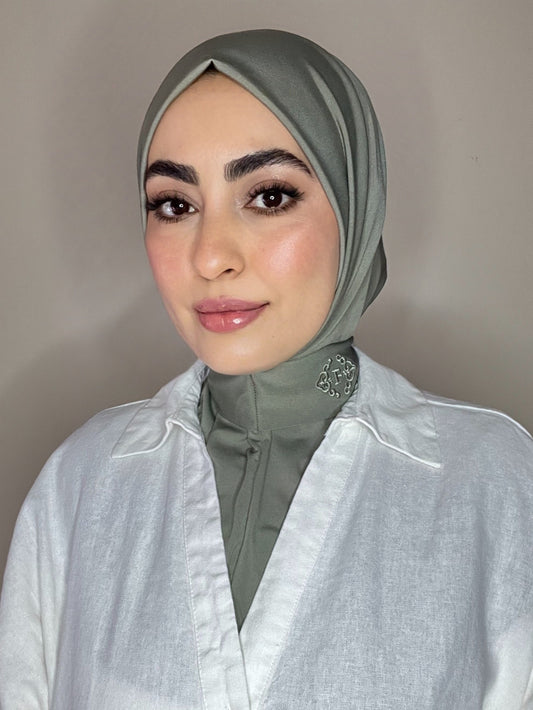 Cagoule en jersey premium kaki