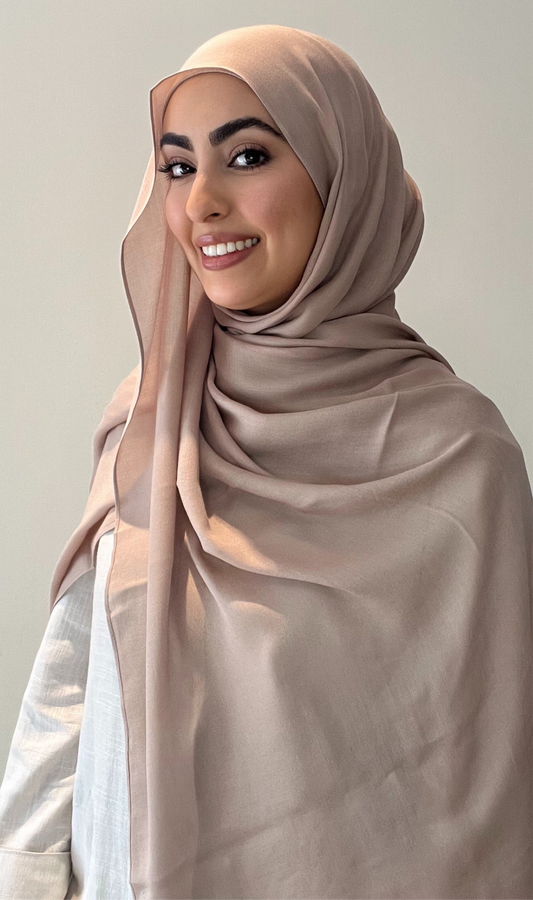 Hijab modal beige