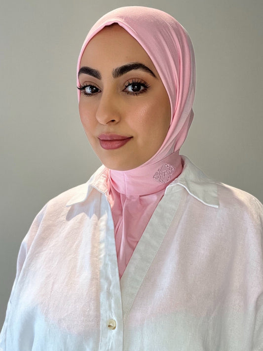 Cagoule en bambou rose