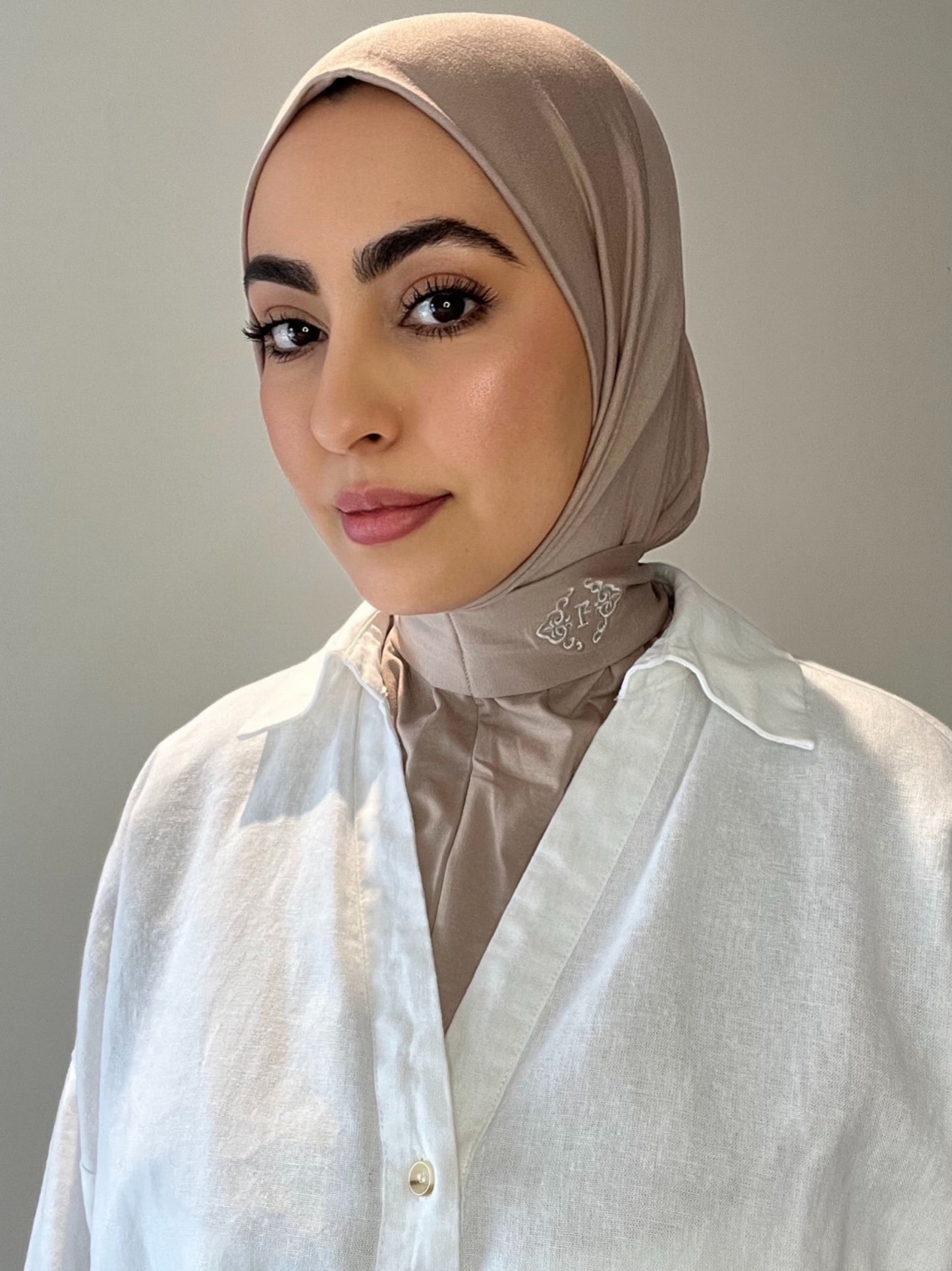 Cagoule en bambou beige