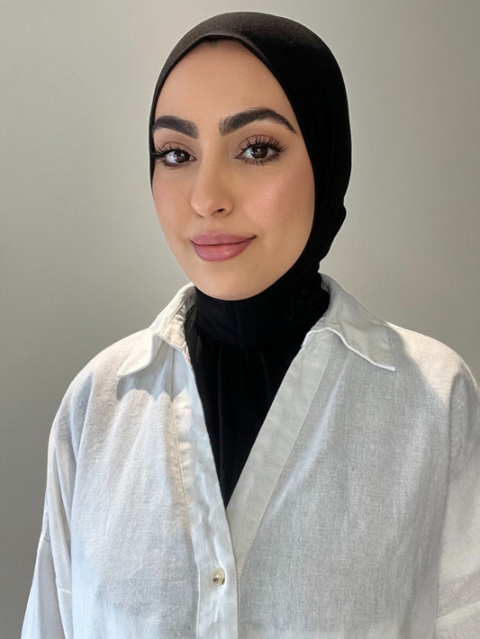 Cagoule en bambou noir