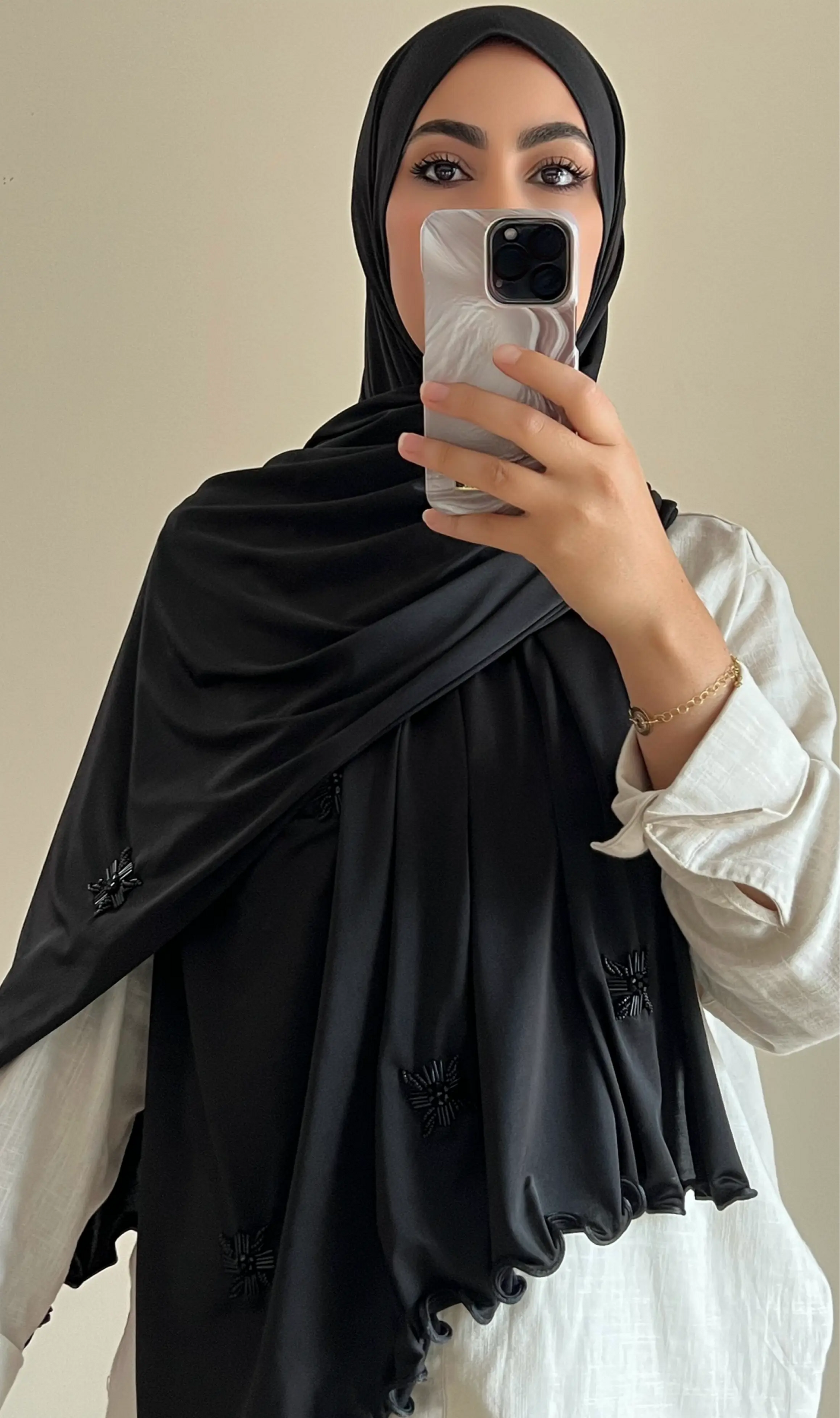 Hijab princess noir - hijab by f 