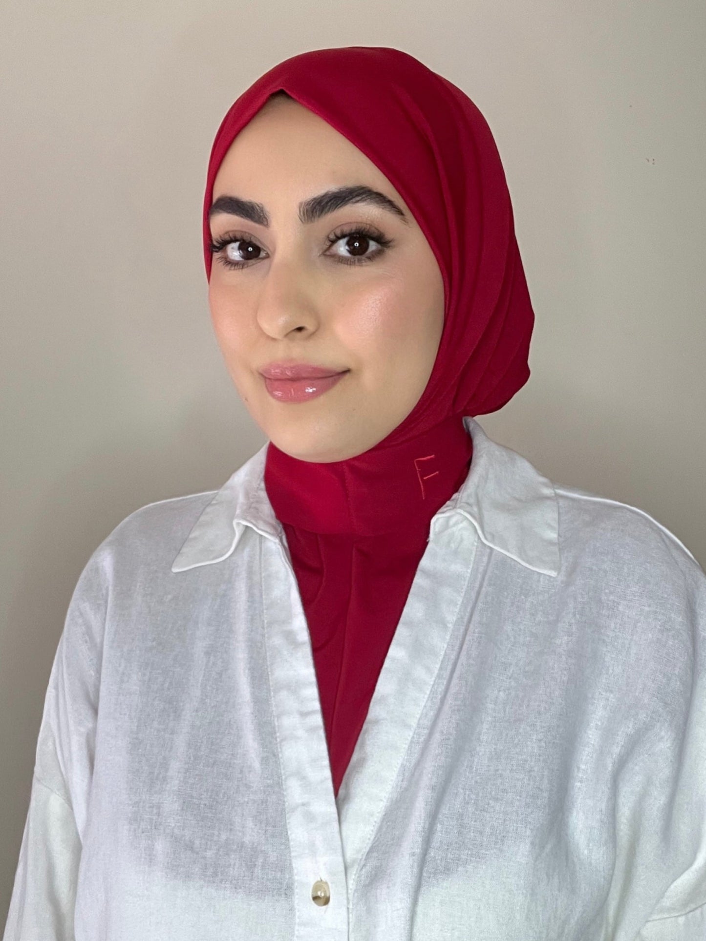 Cagoule en jersey premium rouge