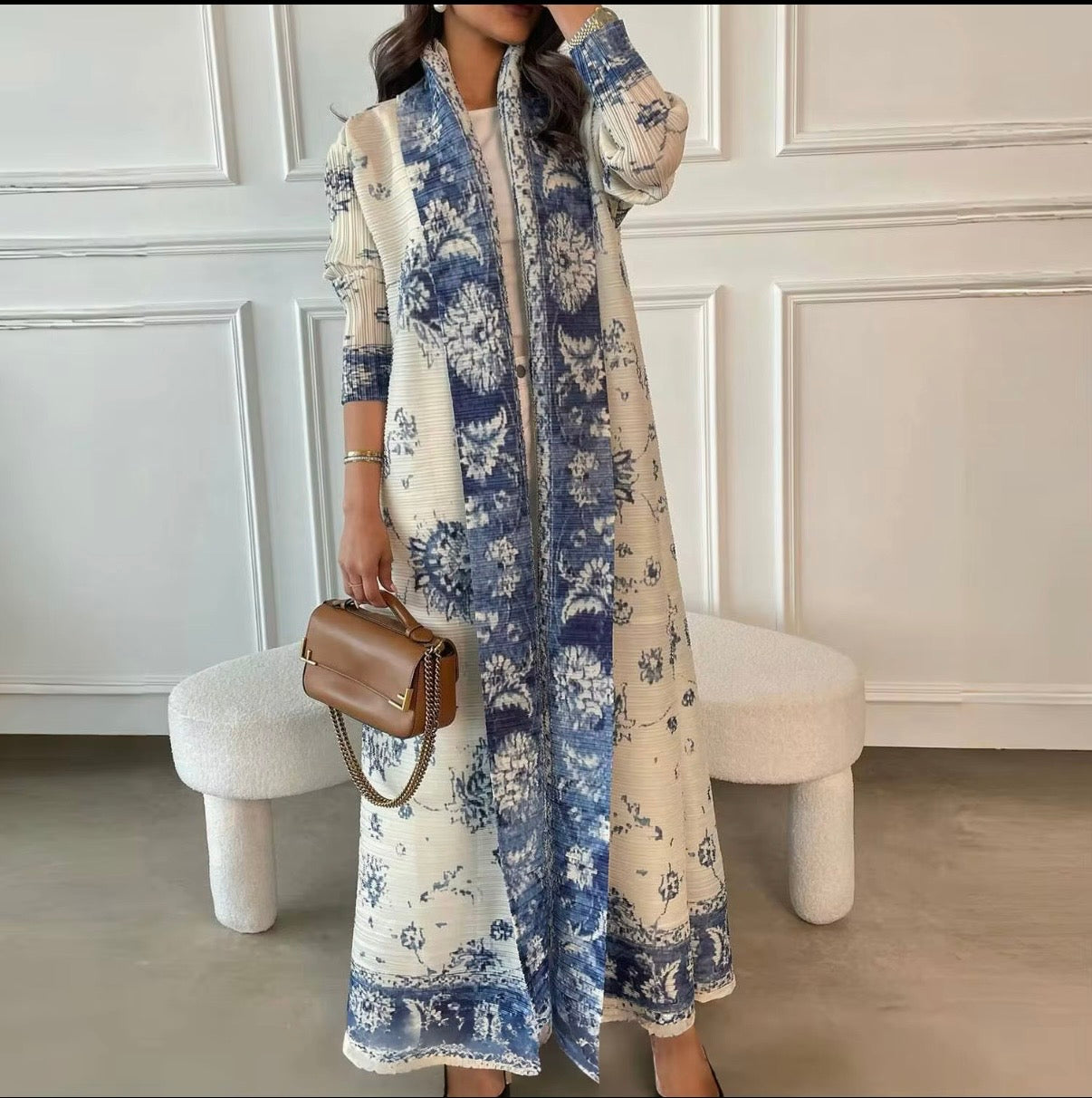 Kimono abaya accordéon 🦋