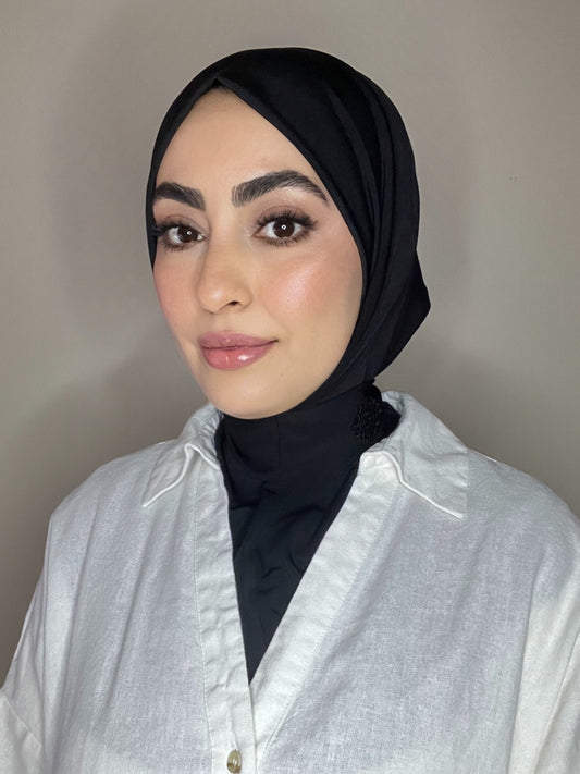 Cagoule en jersey premium noir