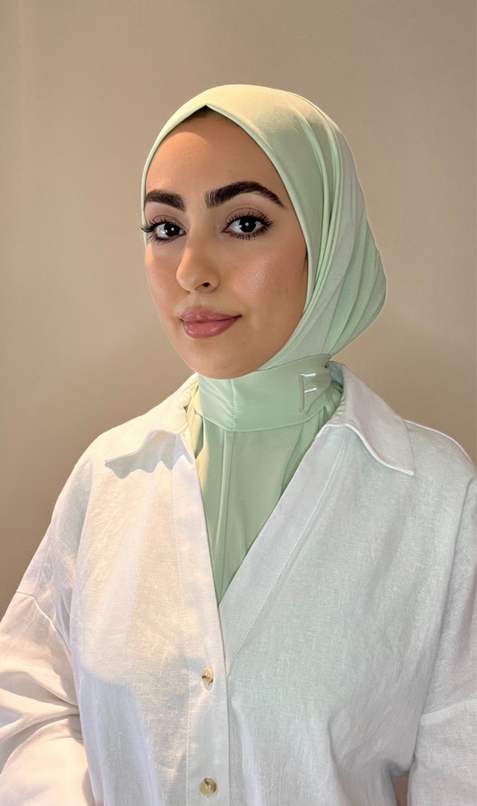 Hijab instant vert menthe