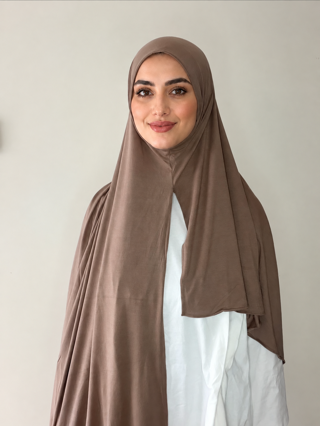 Hijab a enfiler en bambou mocha