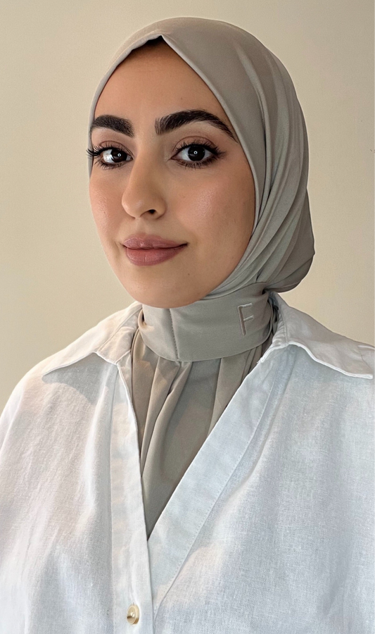 Hijab instant beige sable