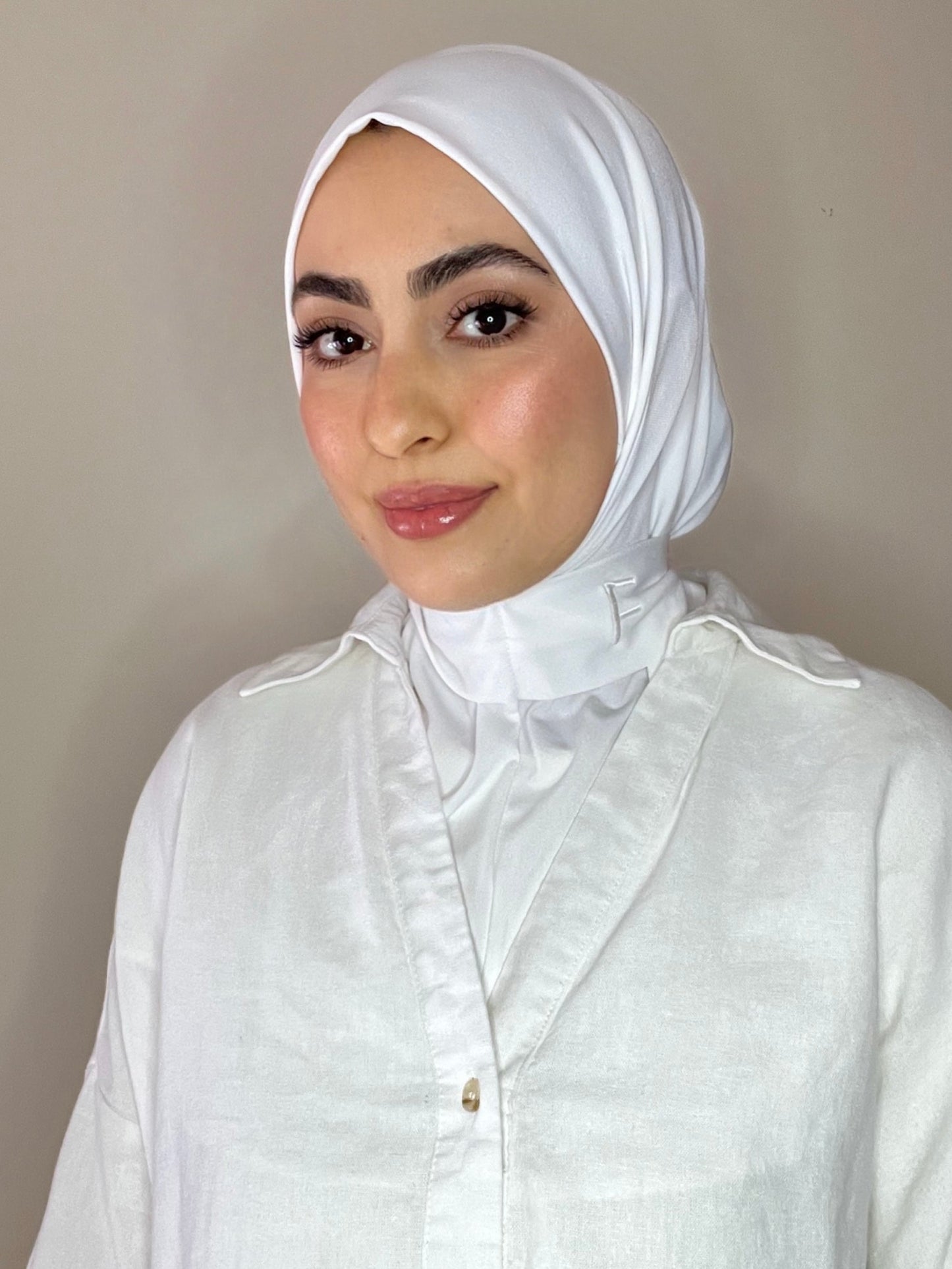 Cagoule en jersey premium blanc