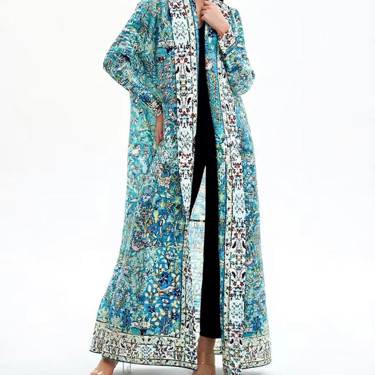 Kimono abaya  accordéon 🦚