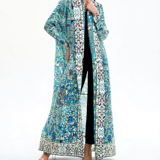 Kimono abaya  accordéon 🦚