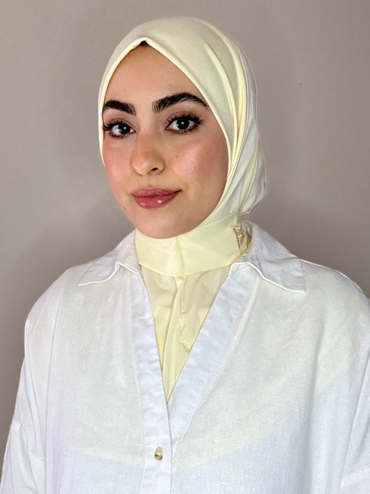 Cagoule en jersey premium jaune