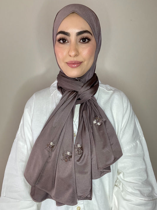 Hijab princess mauve orchidée