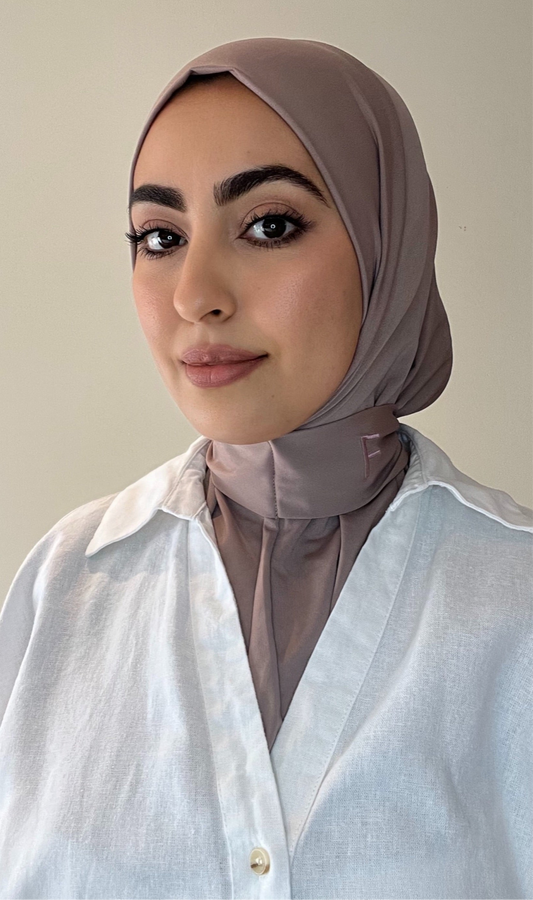 Hijab instant taupe