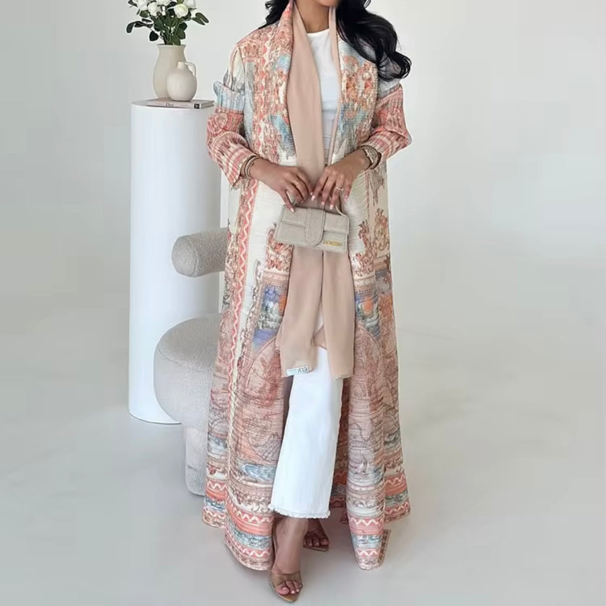 Kimono abaya accordéon 🦩