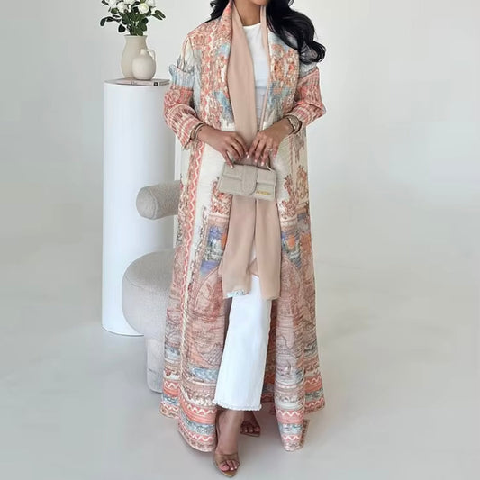 Kimono abaya accordéon 🦩