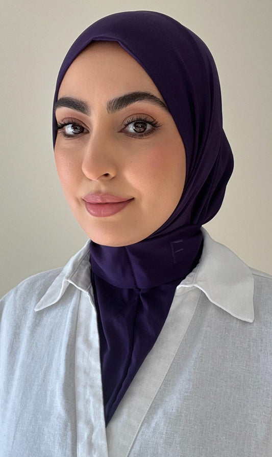 Hijab instant mauve