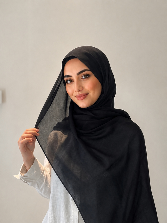 Hijab modal noir