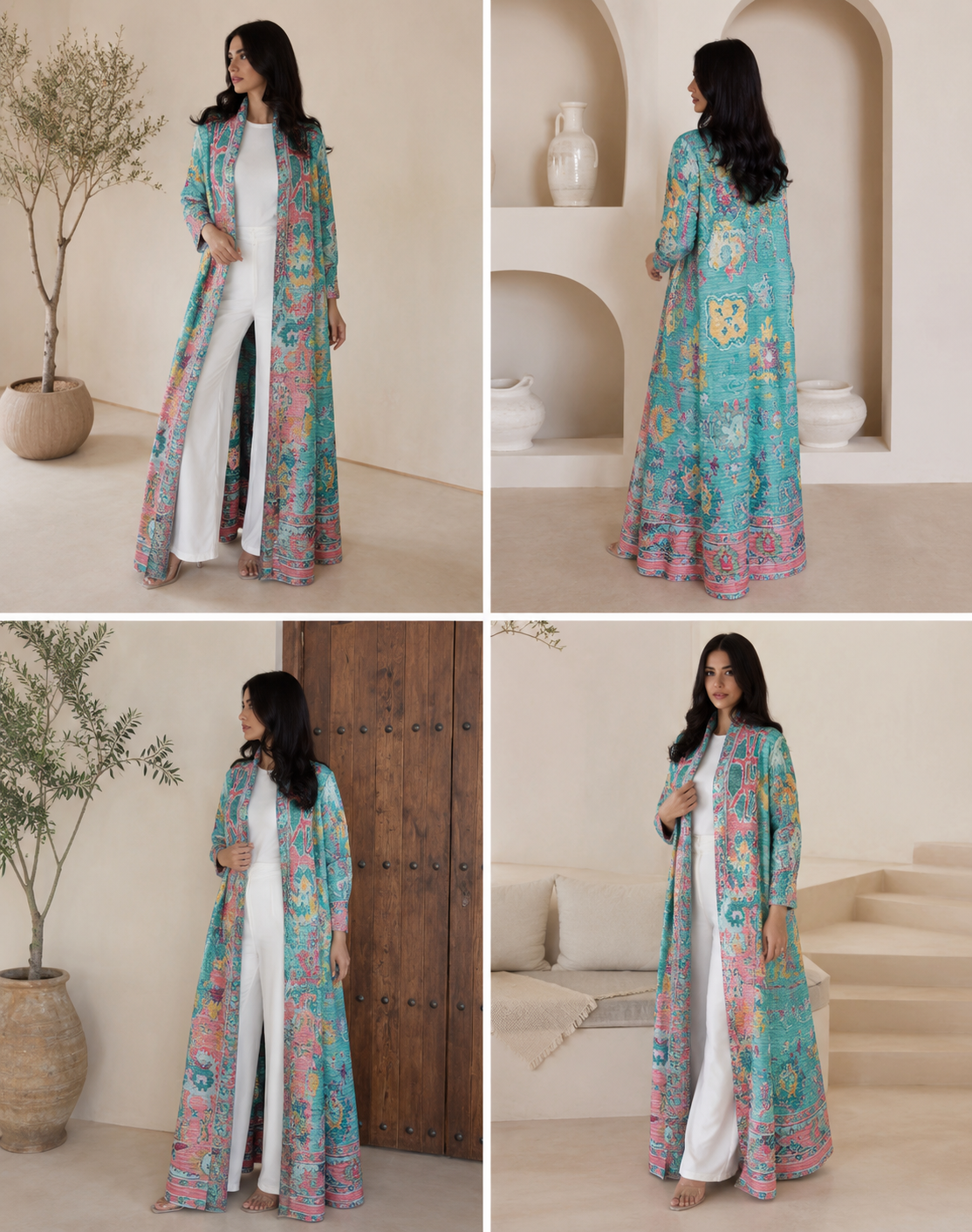 Kimono abaya accordéon 🪷