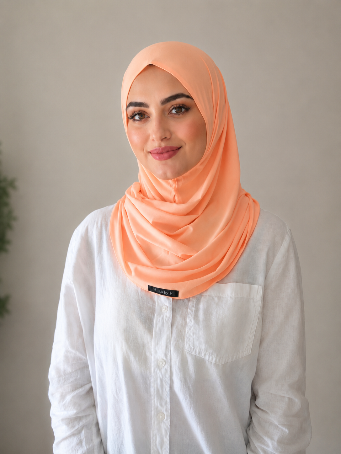 Hijab instant orange
