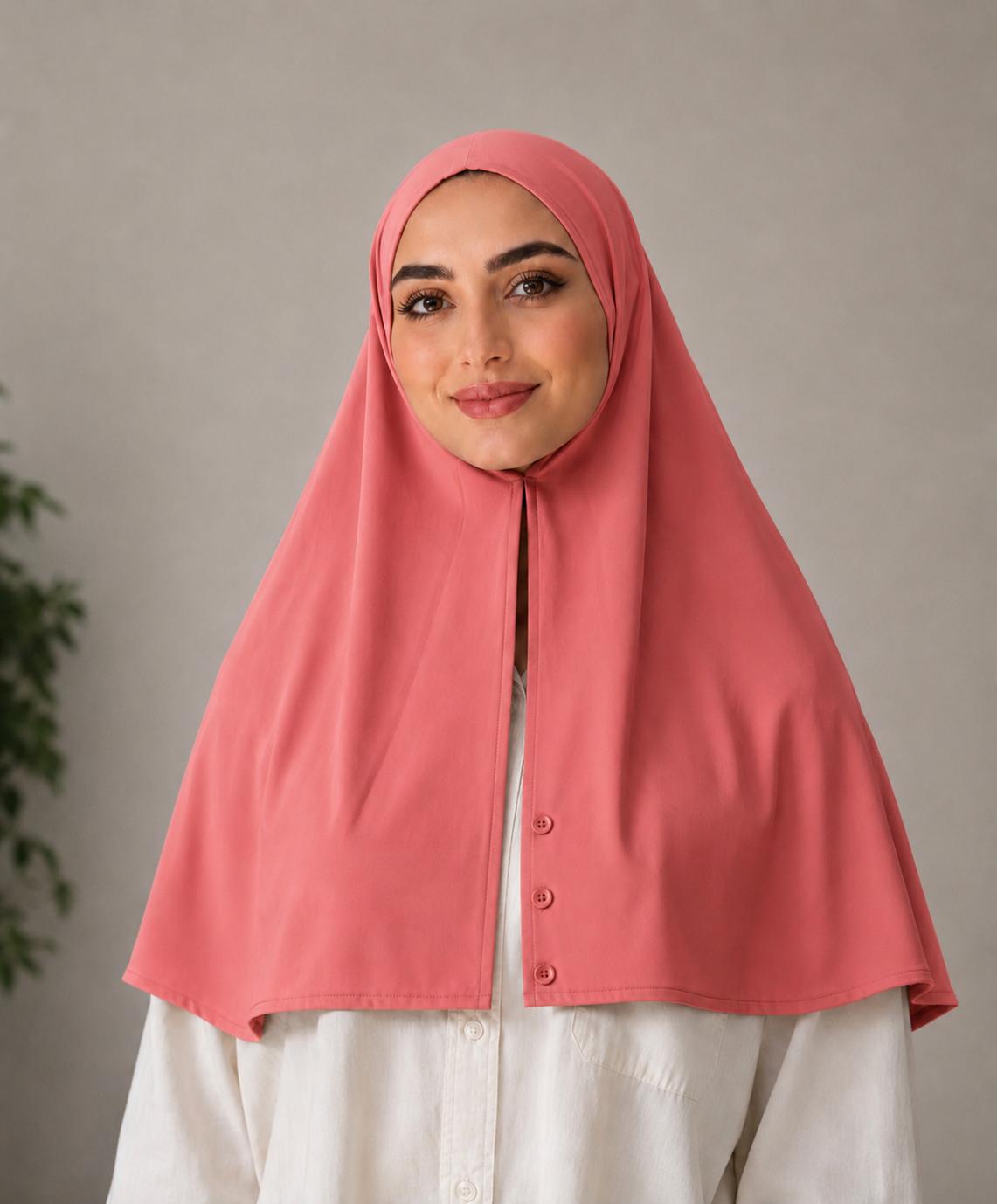 Hijab instant corail