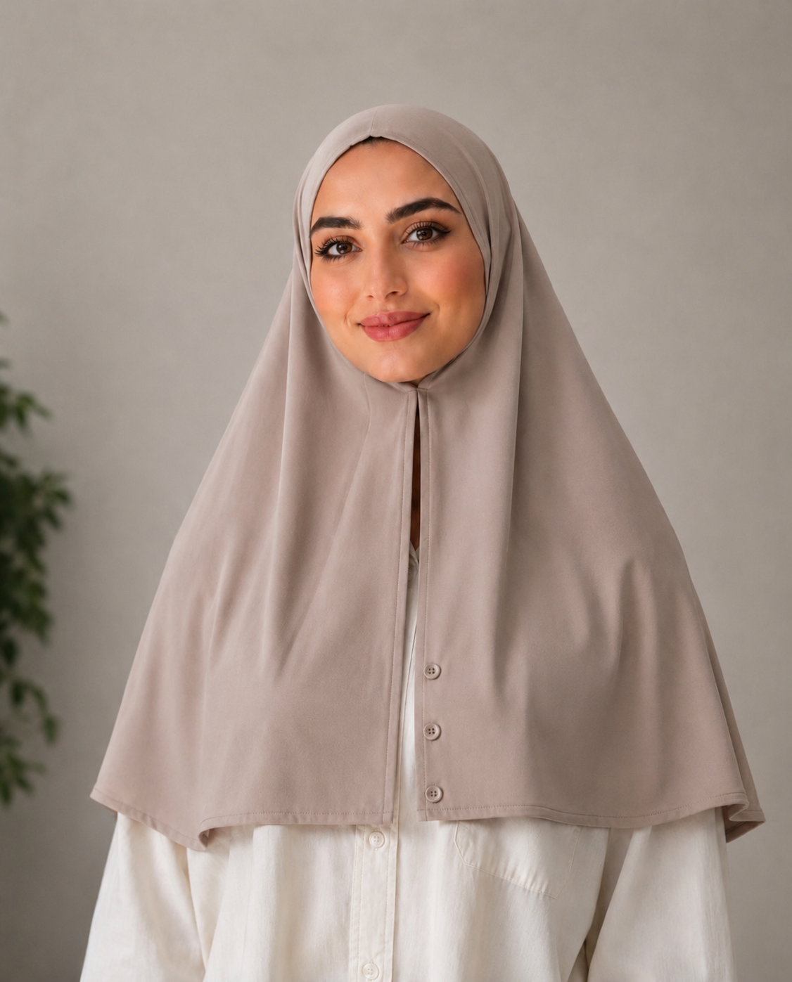 Hijab instant taupe