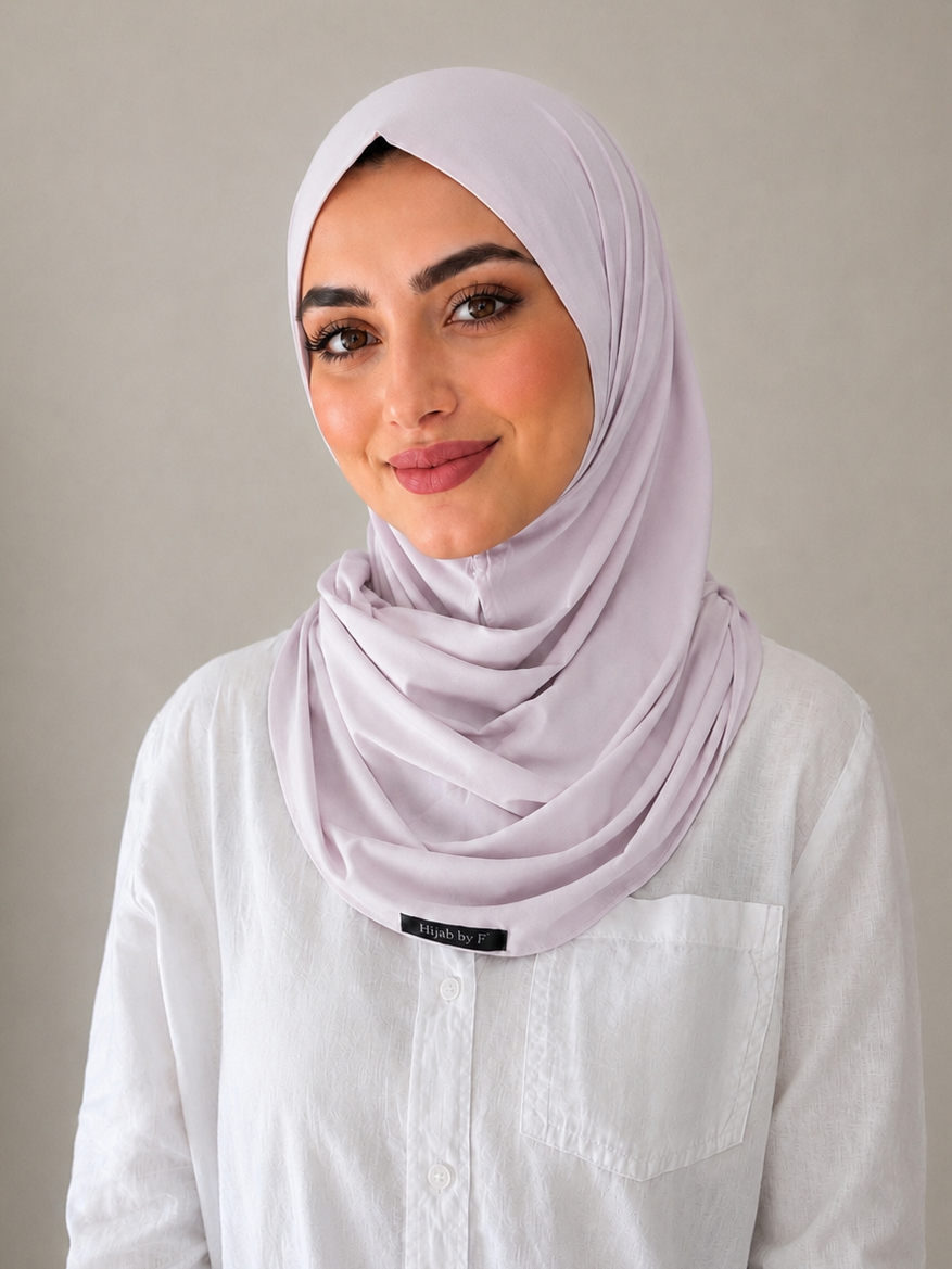 Hijab instant lilac Clair